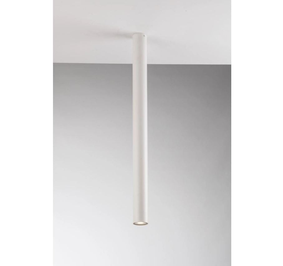 Plafoniera cilindro 1XGU10 non incl. 75 cm bianco-nero-oro-cromo-corten FLUKE-PL75 Plafoniera cilindro 1XGU10 non incl. 75 cm bianco-nero-oro-cromo-corten FLUKE-PL75